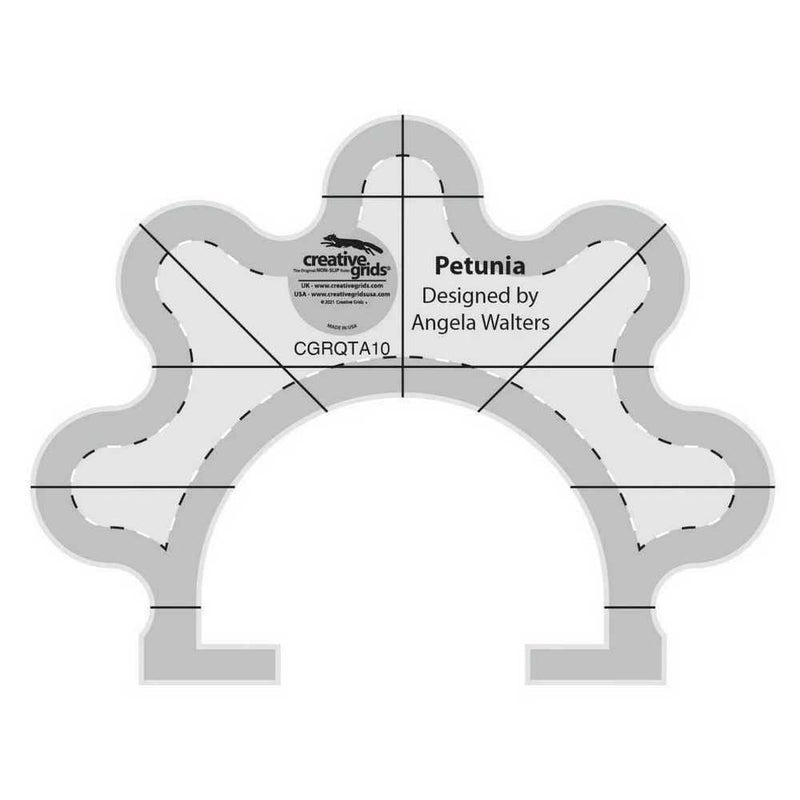 Creative Grids Machine Quilting Tool Petunia - CGRQTA10 - Image 2